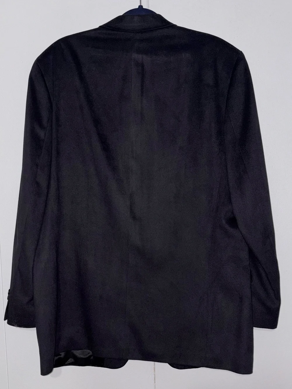 Joseph & Feiss Men’s 44T Black Microfiber Suede Feel 3-Button Blazer Sport Coat